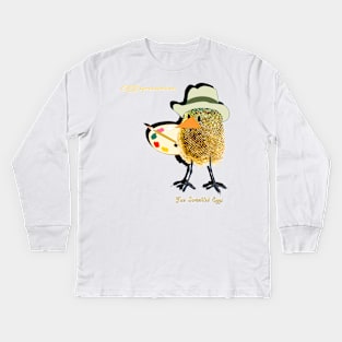 Two Scrambled Eggs - EGGspressionism Kids Long Sleeve T-Shirt